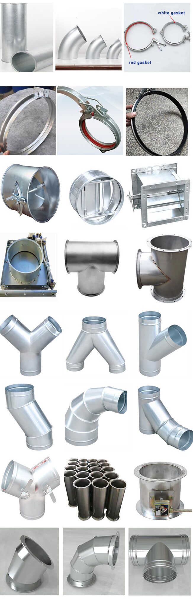 clampia duct fittings